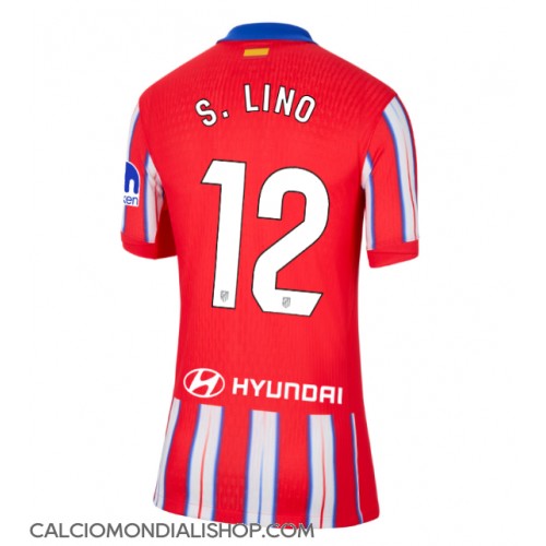 Maglie da calcio Atletico Madrid Samuel Lino #12 Prima Maglia Femminile 2024-25 Manica Corta